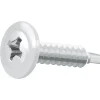 Vis zinguée autoperceuses à tête à collerette, 4,2x19 mm - 100 pièces