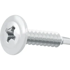 Vis zinguée autoperceuses à tête à collerette, 4,2x19 mm - 100 pièces