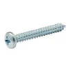 Vis zinguée autoperceuses à tête cylindrique, 4,2x32 mm - 25 pièces