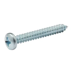 Vis zinguée autoperceuses à tête cylindrique, 4,2x32 mm - 25 pièces