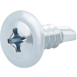 Vis zinguée autoperceuses à tête à collerette, 4,2x13 mm - 25 pièces