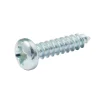 Vis zinguée autoperceuses à tête pozidriv 3,5x16 mm, 25 pièces
