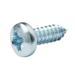 Vis zinguée autoperceuses à tête cylindrique, 6,3x19 mm - 25 pièces