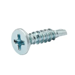 Vis zinguée autoperceuses fraisées, 3,5x16 mm - 25 pièces