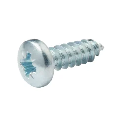 Vis zinguée autoperceuses à tête pozidriv 4,8x16 mm, 25 pièces