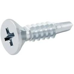 Vis zinguée autoperceuses fraisées, 4,2x19 mm - 100 pièces