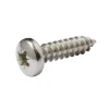 Vis zinguée autoperceuses à tête cylindrique acier inoxydable A2, 4,8x19 mm - 25 pièces