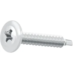 Vis zinguée autoperceuses à tête à collerette, 4,2x25 mm - 100 pièces