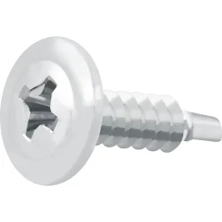 Vis zinguée autoperceuses à tête à collerette, 4,2x16 mm - 100 pièces