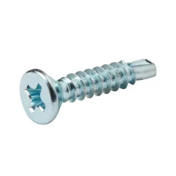 Vis zinguée autoperceuses fraisées, 3,5x19 mm - 25 pièces