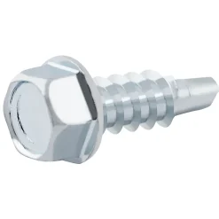 Vis zinguée autoperceuses à tête hexagonale, 4,2x16 mm - 100 pièces