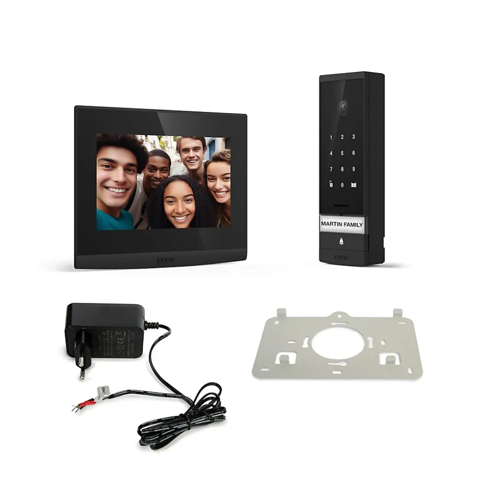 Visiophone 7" filaire avec clavier intégré connecté haute résolution 3K Extel Open 3K - Extel - 720330