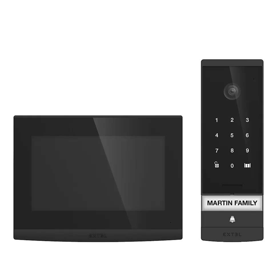 Visiophone 7" filaire avec clavier intégré connecté haute résolution 3K Extel Open 3K - Extel - 720330