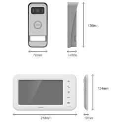 Visiophone filaire Avidsen Elia écran 7