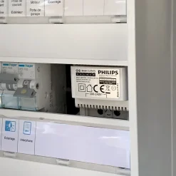 Visiophone filaire et connecté 3K Philips WelcomeEye Connect 3 avec écran supplémentaire et transformateur
