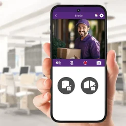 Visiophone filaire et connecté 3K Philips WelcomeEye Connect 3 avec écran supplémentaire et transformateur