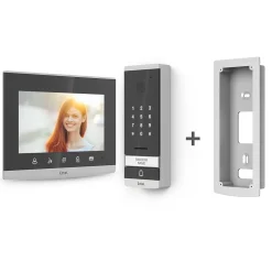 Visiophone filaire EXTEL Code 7 pouces / 18cm avec clavier à code intégré