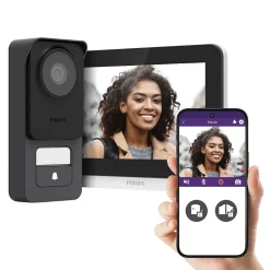 Visiophone Philips WelcomeEye Connect 3 + moniteur supplémentaire Connect 3