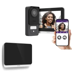 Visiophone Philips WelcomeEye Connect 3 + moniteur supplémentaire Connect 3