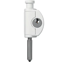 Vérrou de fenêtre coulissante Abus blanc