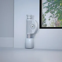 Vérrou de fenêtre coulissante Abus blanc