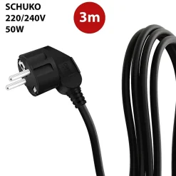 WAINGRO 50W : Projecteur de travail LED SMD 50W avec support de terre et câble 3m