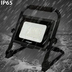 WAINGRO 50W : Projecteur de travail LED SMD 50W avec support de terre et câble 3m