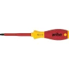 Wiha 324 00879 Tournevis isolé Pozidriv PZ 2, lame 100 mm, poignée ergonomique SoftFinish