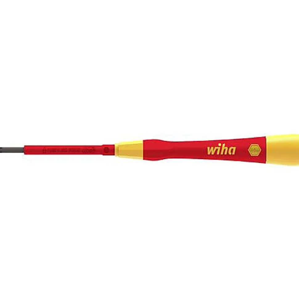 Wiha PicoFinish electric 42380 - Tournevis cruciforme isolé PH1 65 mm pour électricien VDE