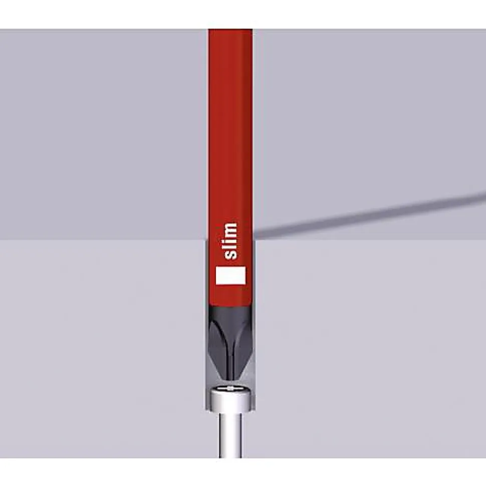 Wiha Pozidriv PZ1 SoftFinish-slimFix VDE 1000 V 35395, tournevis isolé 191 mm