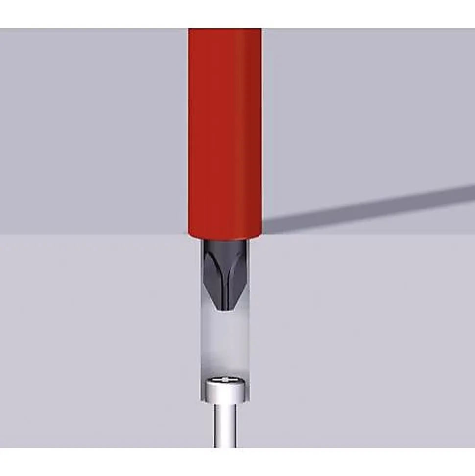 Wiha Pozidriv PZ1 SoftFinish-slimFix VDE 1000 V 35395, tournevis isolé 191 mm
