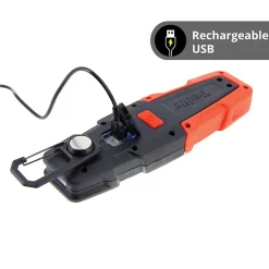 Xanlite - Baladeuse + Lampe Torche LED Sans Fil, Rechargeable USB, 450 Lumens - BL450RL