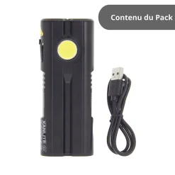 Xanlite - Baladeuse LED Rechargeable USB-C, 800 lumens - BL1200R