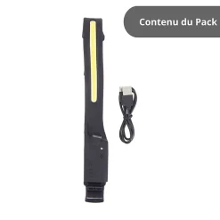 Xanlite - Lampe frontale LED rechargeable, USB 300 lumens, sensor intégré - FR450SSTRIP