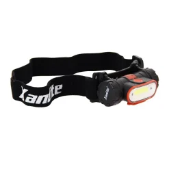 Xanlite - Lampe Frontale LED, Détécteur de Mouvement Intégré, 350 Lumens, Rechargeable USB - FR350S