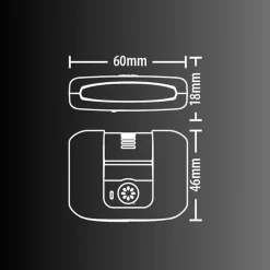 Xanlite - Lampe frontale LED 2 en 1 pour vélo rechargeable USB, 170 Lumens - FR200VEL