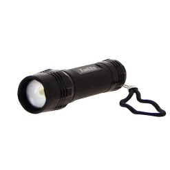 Xanlite - Lampe Torche LED Métallique, x3 Modes d'Eclairage, 600 Lumens, Piles Incluses - TO600M