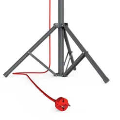 Xanlite - Projecteur de chantier secteur 230 V Trépied 1 tête 20W 1600 LM 6500 K Projection 40 M IP 44 - PR20WT