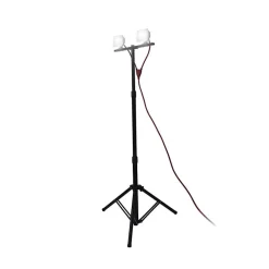 Xanlite - Projecteur de Chantier LED sur Pied, Filaire, x2 Projecteurs 20 W, 2800 Lumens - PR20W2T