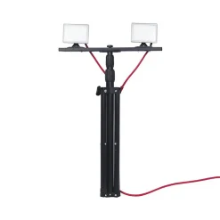 Xanlite - Projecteur de Chantier LED sur Pied, Filaire, x2 Projecteurs 20 W, 2800 Lumens - PR20W2T