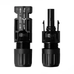 2x10m Allonge câble solaire 4mm² - MC4 - (Noir - Rouge)